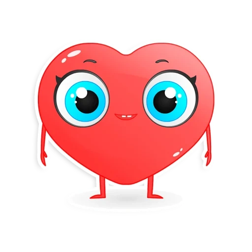 heart, heart heart, heart in eyes, a happy heart, heart illustration