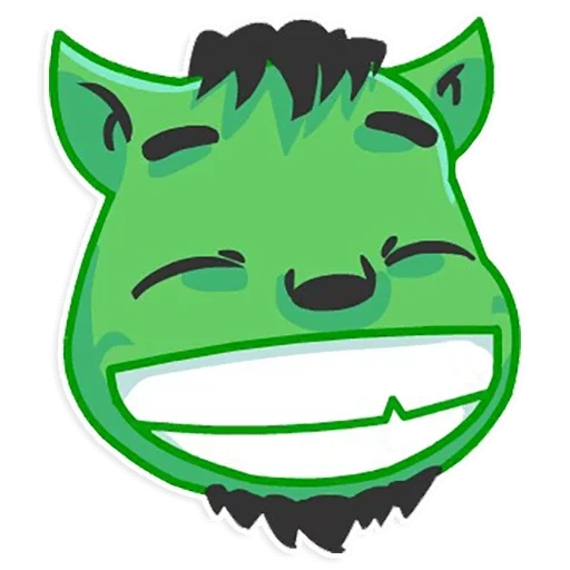 volnov, warnova, tertawa, free troll, karakter hijau