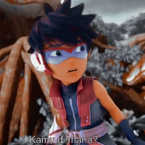 аниме, boboiboy, boboiboy galaxy, boboiboy the movie 2, мультфильм слагтерра 1 сезон 1 серия