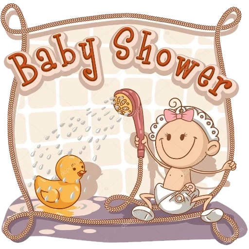 baby, baby shower, дети малыши, шарж baby shower, new born baby information
