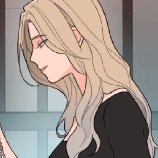 mankhwayuri, anime de manhua, personnages manhua, ju yeon manhua fille blonde, what does the fox say manhwa ju song ji