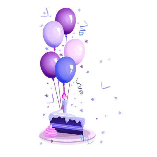 ulang tahun, balon poster kue, selamat ulang tahun untukku, bingkai balon menjadi kue, kartu ucapan ulang tahun