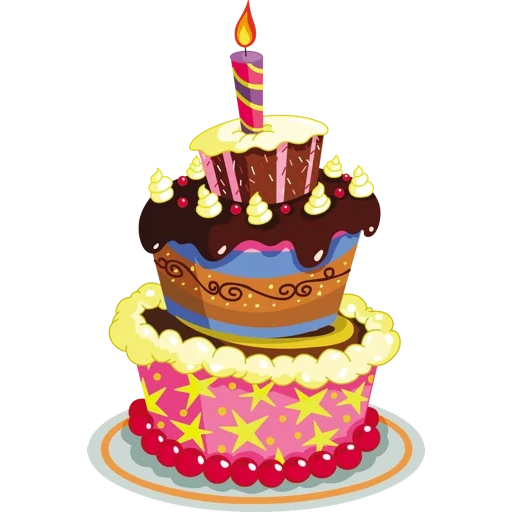vector cake, clipart cake, tortik cartoon, children's cake transparent background, clipart cake transparent background