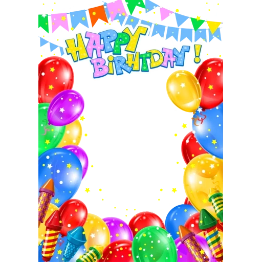 баннер днем рождения, рамка днем рождения детская, плакат шариками день рождения, шаблон днем рождения happy birthday, поздравительные открытки днем рождения