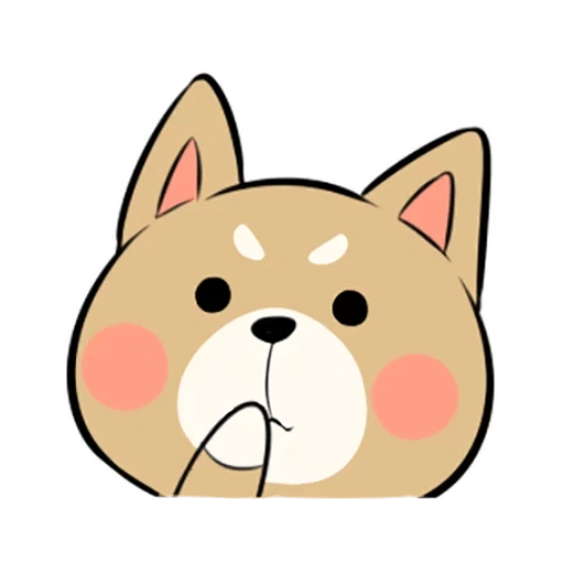 kawaii, kawaii, shiba inu, adesivos kawaii