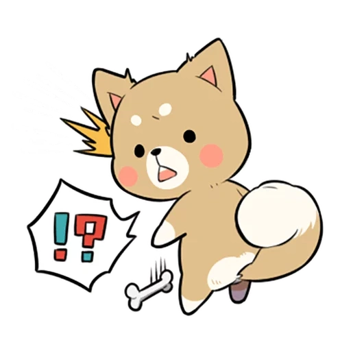 gato, raposa, kawaii, aggretsuko, kitty chibi kawaii