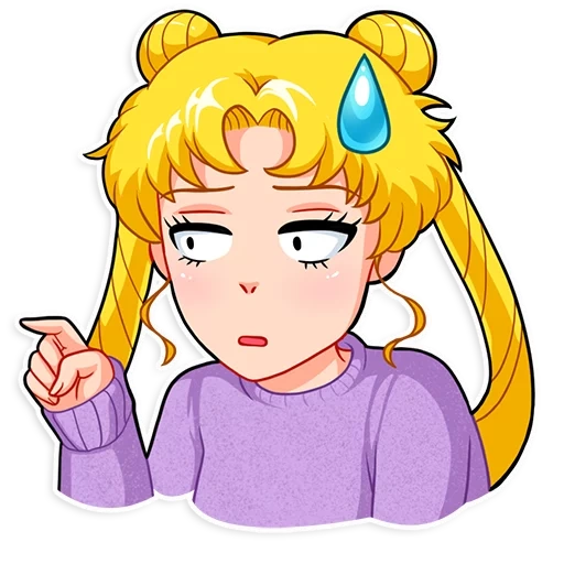 sailor moon, sailor moon, sailormun banny, anime sailor moon, stiker sailormoon