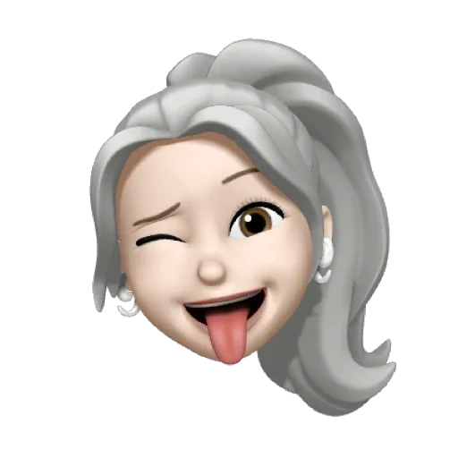 memoji, hute emoji, o nome da mãe, loira de expressão