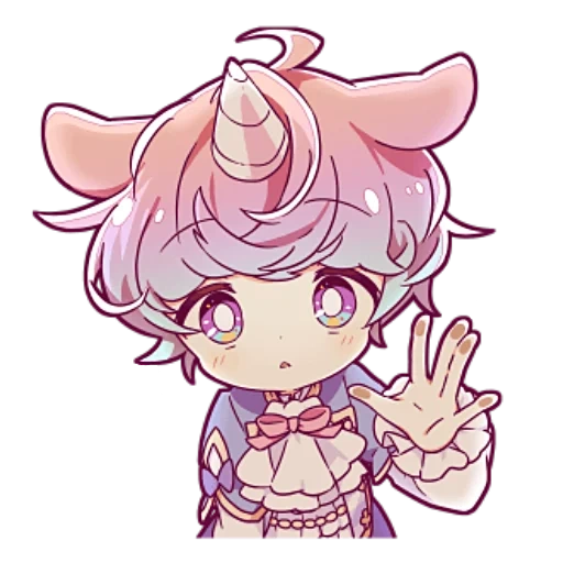 licorne, prince unicorn, prince unicorn, dessins mignons de chibi