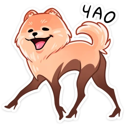 spitz, shiba dog, prince tofi, shiba dog, dog sticker