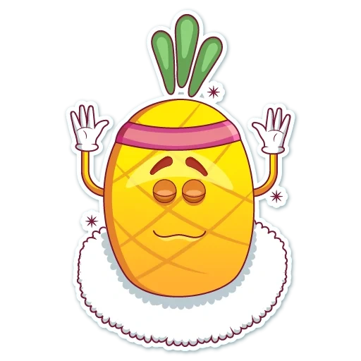 eine ananas, emoji, mr pineas, emoji ananas, sie mukhletek mr pineas