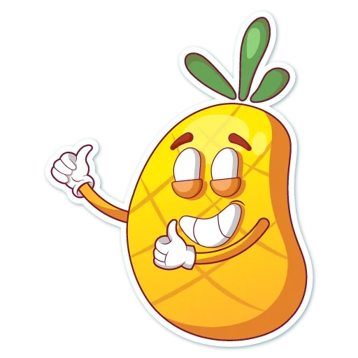 eine ananas, emoji, ananasgesicht, mr pineas, sweety ananas in