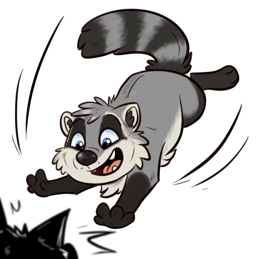 raccoon, raccoon, raccoon grass, raccoon cartoon, cartoon raccoon