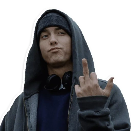 eminem, eminem 8 mile, eminem 8 mile, eminem 8 mile, eminem shows the middle finger