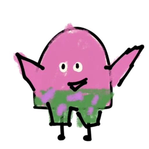 menino, elefante rosa, personagem rosa, monstro de pó bonito, inanimate insanity bow