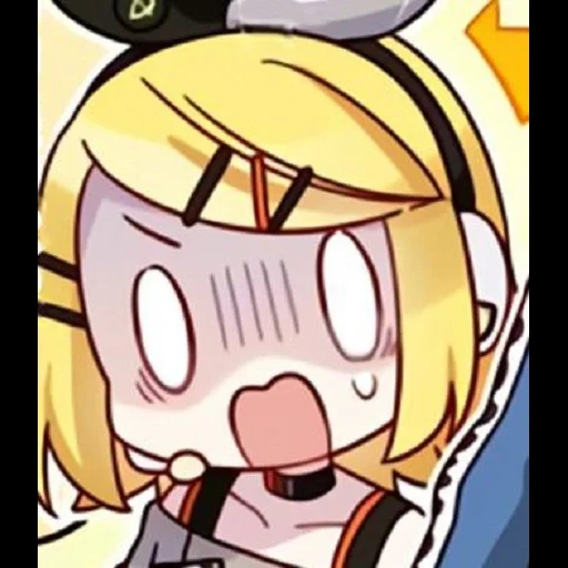 anime, animación, kagamine rin, sonrisa de animación, papel de animación