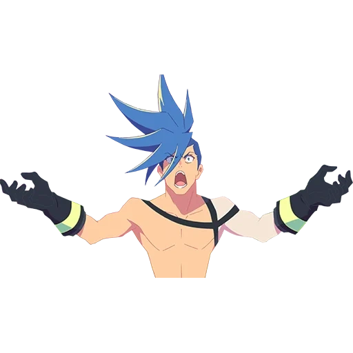 anime, promare, galo timos, anime characters, anime characters