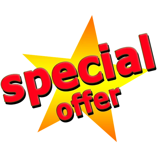 logo, especial, oferta especial, texto de la página, logotipo de promoción