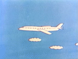 рисунок, самолет, рисунок самолета, самолет рисования, самолет между облаками рисунок