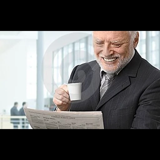 мужчина, человек, вестник мэра, гарольд читает, мемы про старость