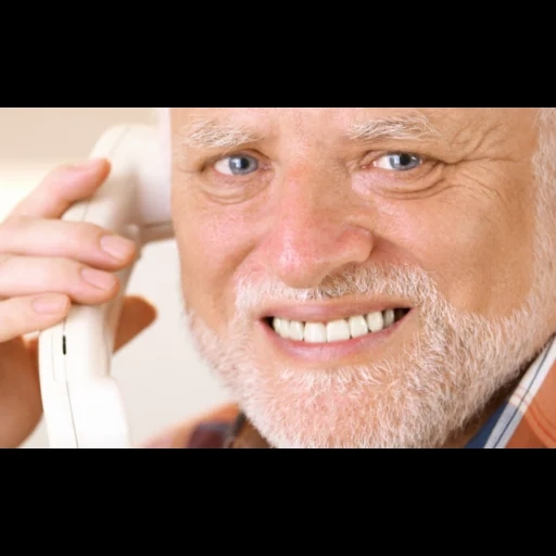 grand-père harold, harold comme, mal de cachette, harold cache une douleur, harold cache un mème