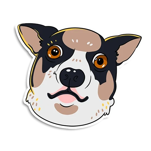 welsh corgi, französischer bulldog, gibbitz bulldog, illustrationen zu corgi, boston terrier iggy