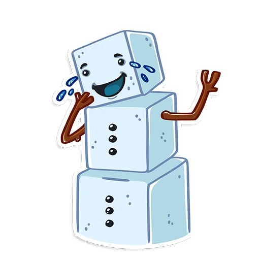 sederhana saja, manusia salju, pola manusia salju, stiker snowman