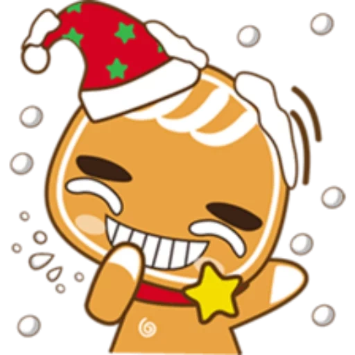 anime, hari tahun baru, gingerbread, riwayat versi android