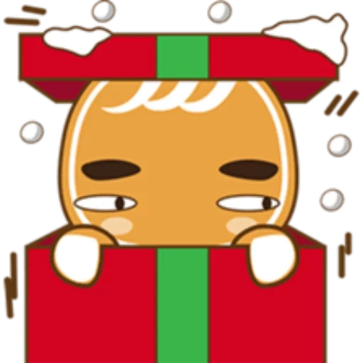 umano, capodanno, kawaii babbo natale, carattere supremo