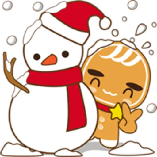 clipart, bonecos de neve, cor do boneco de neve, boneco de neve por um lenço, desenho do boneco de neve