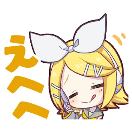 anime, kagamine, kagamine rin, chibi vocaloids, personagens de anime