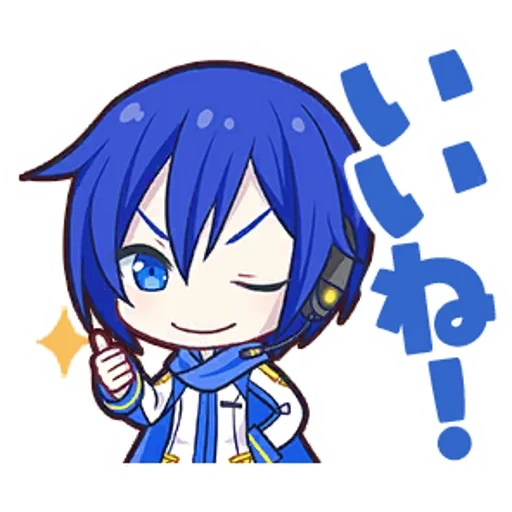 kaito, кайто, kaito vocaloid, кайто секай чиби, кайто вокалоид чиби