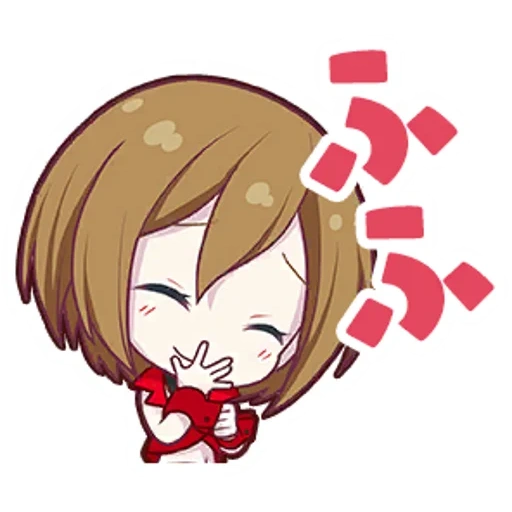 chibi, diagram, keyon chibi, karakter anime, rambut pendek berdinding merah