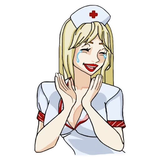 тян медсестра, медсестра арт, медсестра аниме, медсестра, набор медсестры