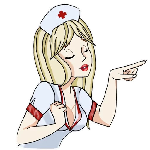 медсестра мультяшная, арт медсестра, медсестра, набор медсестры, медсестра рисунки