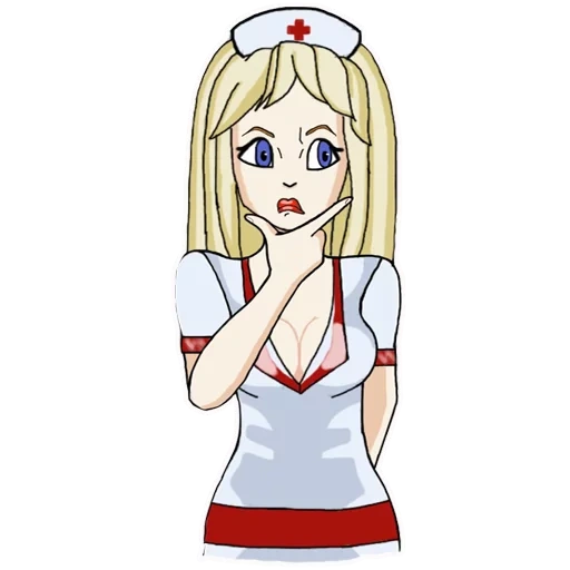 аниме медсестра, чиби медсестра, набор медсестры, медсестра, аниме девушки медсестры