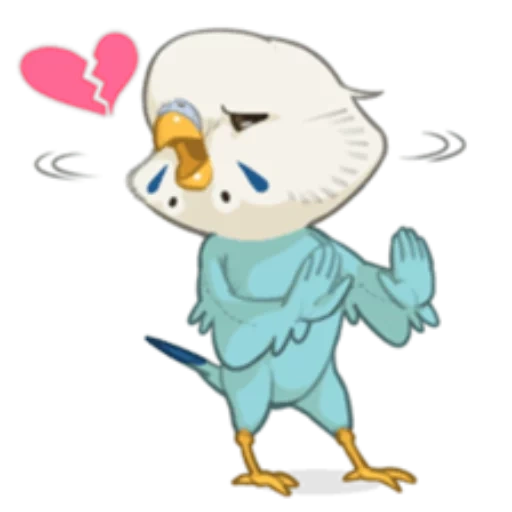 bird bird blue, burung kartun, burung kartun, ilustrasi burung, sayap burung kartun