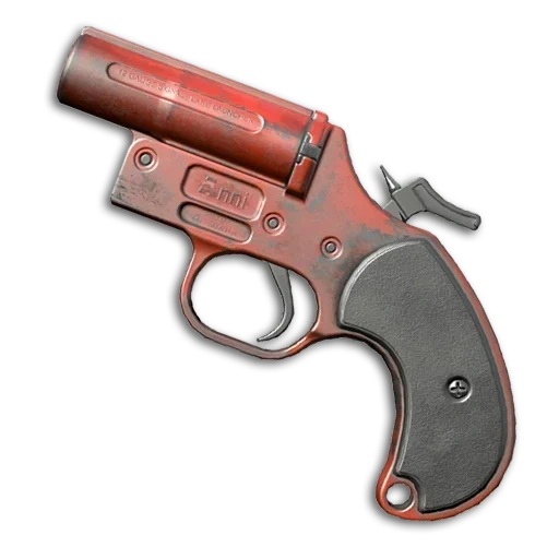 pistol revolver, rocket launcher signal pubg, the signal gun ozsh-42, playerunknown's battlegrounds, gun signal gun flare