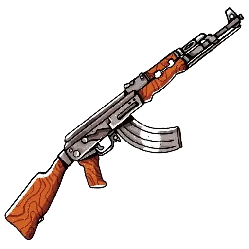 paquet, ak-47, aksm automatique 7.62, les champs de bataille de playerunknown