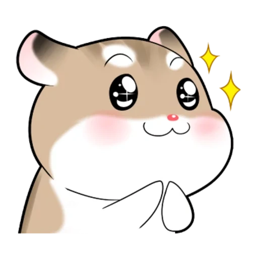 hamster, les hamsters sont mignons, stickers hamster, hamster avec fond transparent, stickers hamster animal