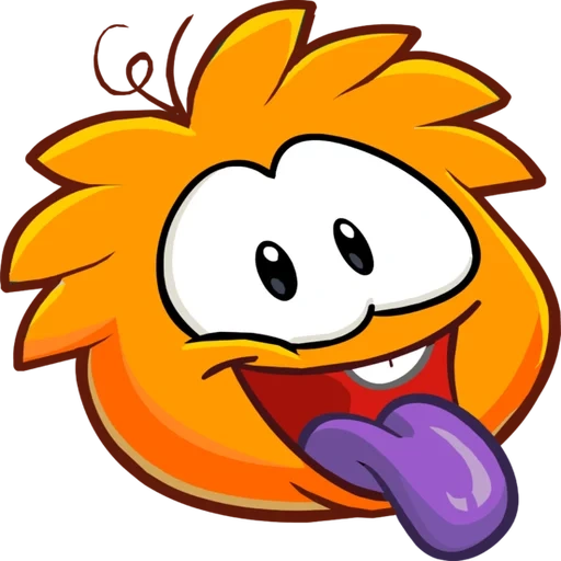 the puffle, club penguin, orange puderquaste, club penguin puderquaste, club penguin rewritten