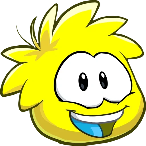 paffle doré, club pingouin, puffles de pingouin de club, mème de bouffle de pingouin club, gold puffle club penguin