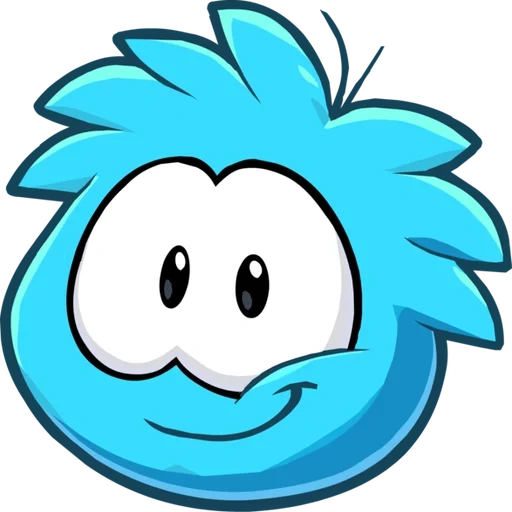 puffle, blue puffle, club penguin, клуб пингвинов, club penguin puffle