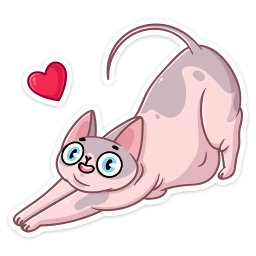 paffy, pink, paffy cat