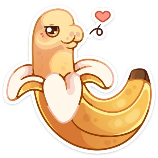 banana, donut, dear banana, banan is lovely art