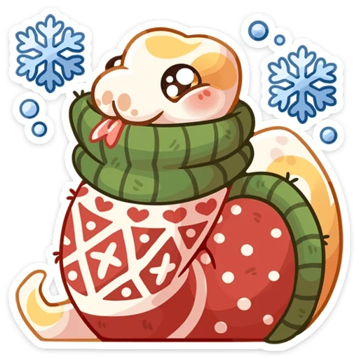 christmas tree, ginger, mr blanket, cute animals, pythonchik donut