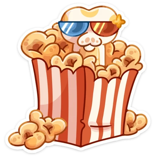 le ciambelle, i popcorn, popcorn modello bambino, popcorn clip sfondo trasparente