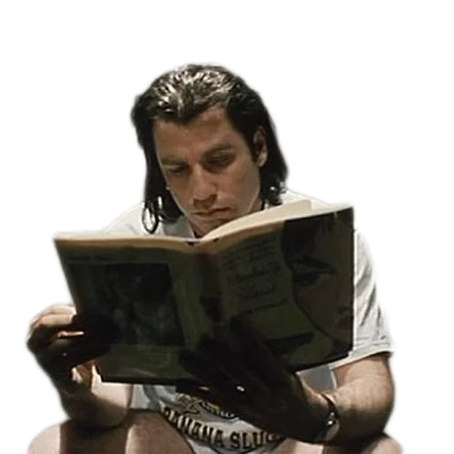 john travolta, lectura criminal de travolta