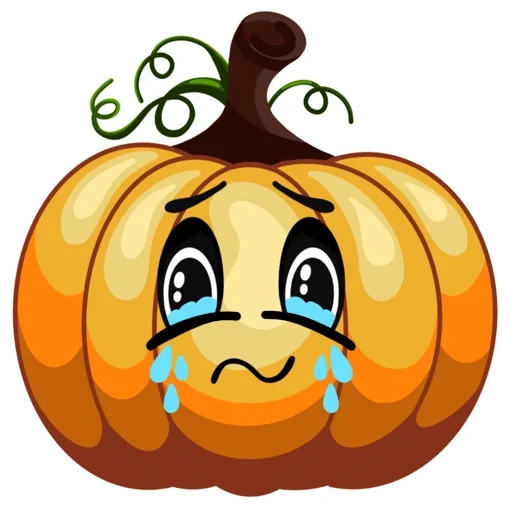 pumpkin, the pumpkin is crying, pumpkin sweetheart, pumpkin eye, cartoon gourd