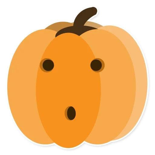 zucca, zucca di emoji, piccola zucca